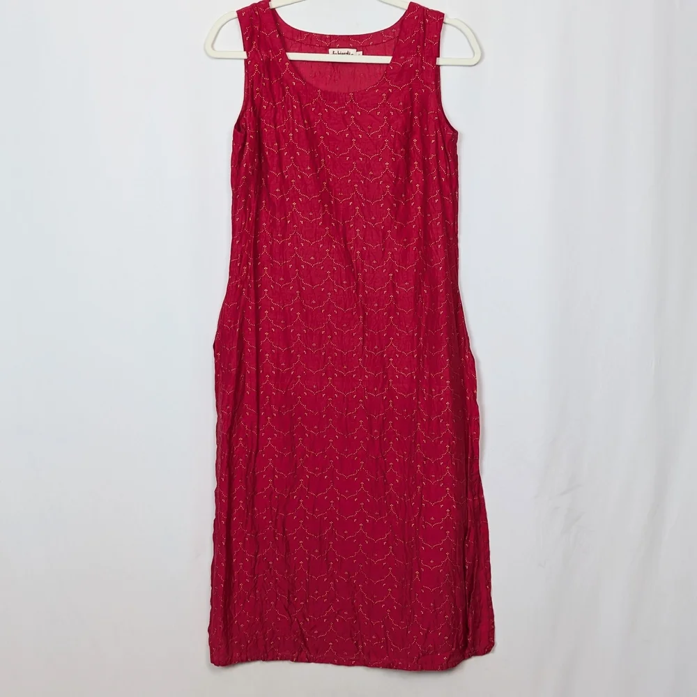 Red Sleeveless Dress - Picture 1 of 12